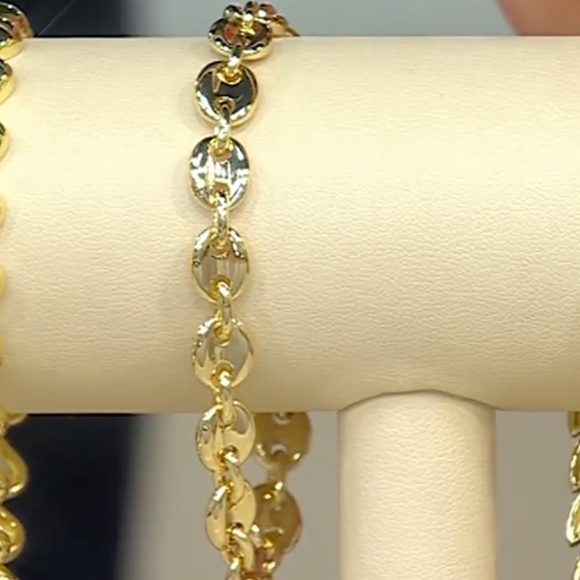 Bellezza Bronze Mariner link Bracelet, size Small-- NIB - Picture 2 of 15